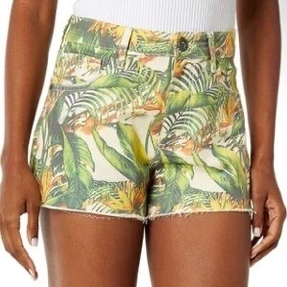 KUT from the Kloth Jane High-Rise Shorts in Tropical Print Women’s - Size 18W - Picture 2 of 7